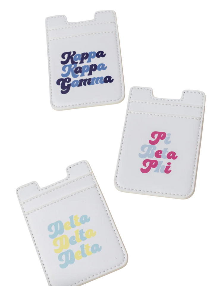 Sorority Stick On Phone Wallet