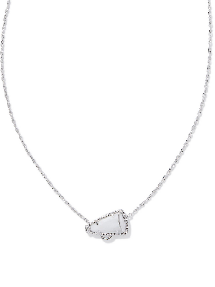 Cheer Silver Short Pendant Necklace