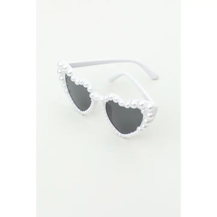 Pearl Bride Heart Sunglasses