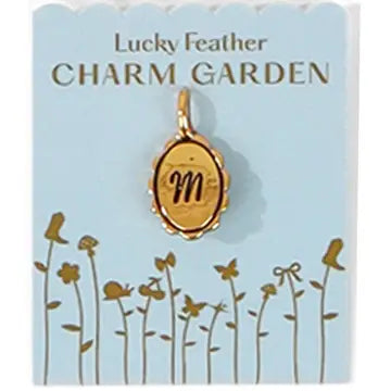 Charm Garden Scalloped Initial Charm