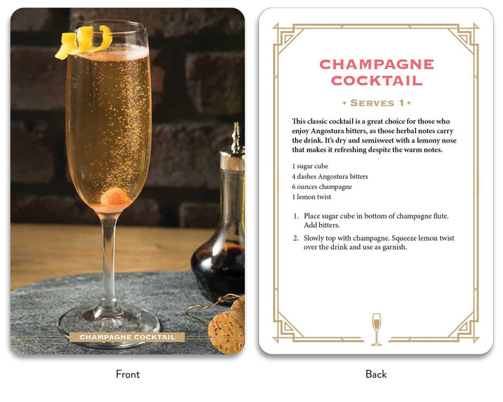 Bubbly Cocktail Cards A-Z