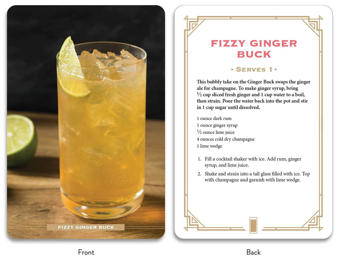 Bubbly Cocktail Cards A-Z