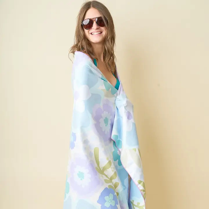 XL Quick Dry Beach Towel, Beyond Blooms