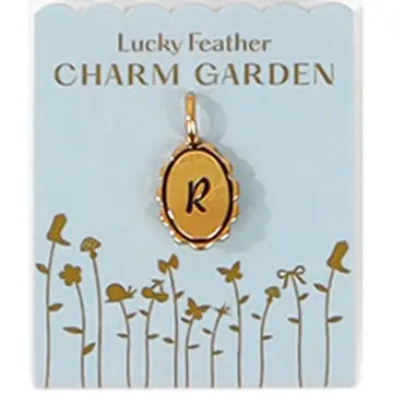 Charm Garden Scalloped Initial Charm