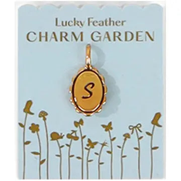 Charm Garden Scalloped Initial Charm