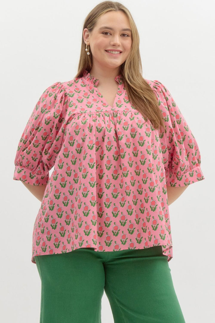 Garden In Bloom Top, Pink