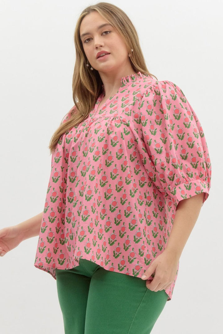 Garden In Bloom Top, Pink