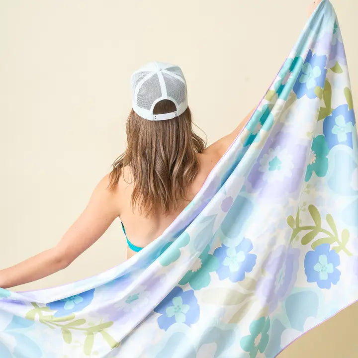 XL Quick Dry Beach Towel, Beyond Blooms