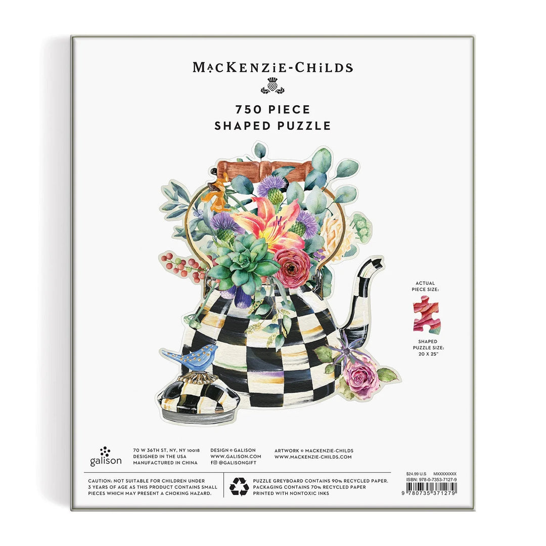 MacKenzie Childs Blooming Kettle 750 Piece Puzzle