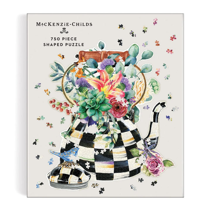 MacKenzie Childs Blooming Kettle 750 Piece Puzzle