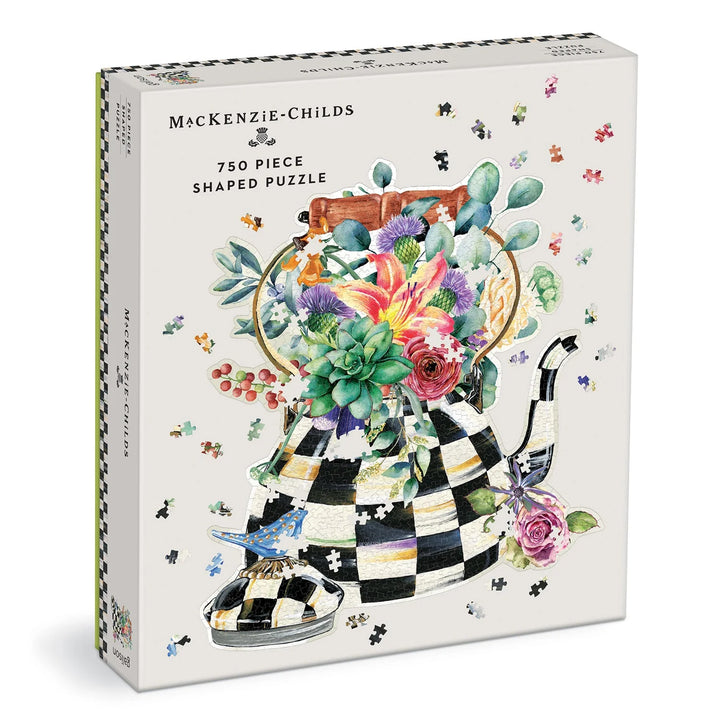 MacKenzie Childs Blooming Kettle 750 Piece Puzzle