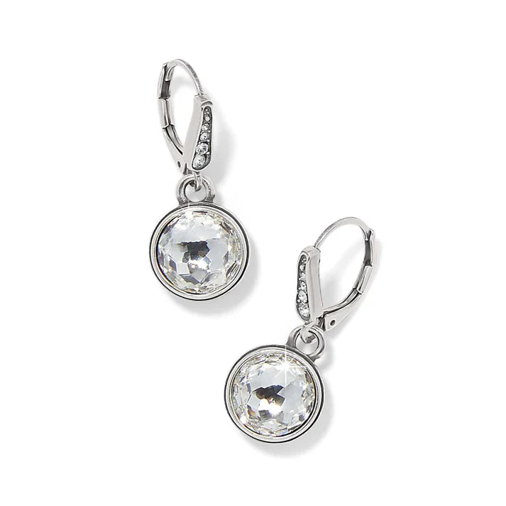 Meridian Aurora Leverback Earrings, Silver