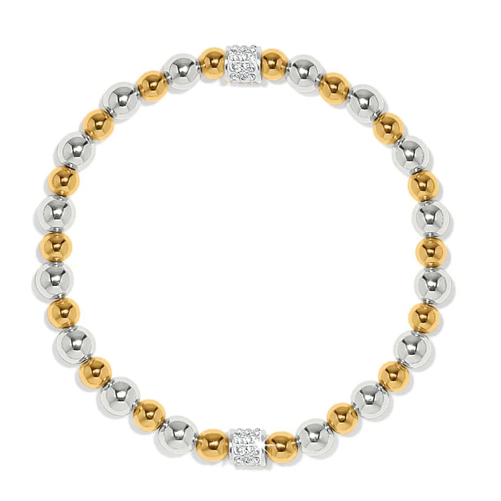 Meridian Petite Stretch Bracelet, Silver-Gold