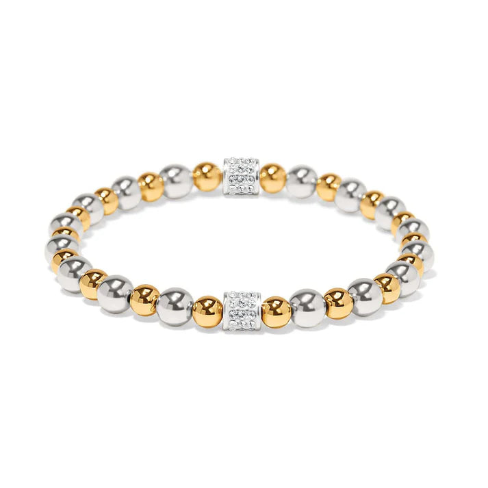 Meridian Petite Stretch Bracelet, Silver-Gold