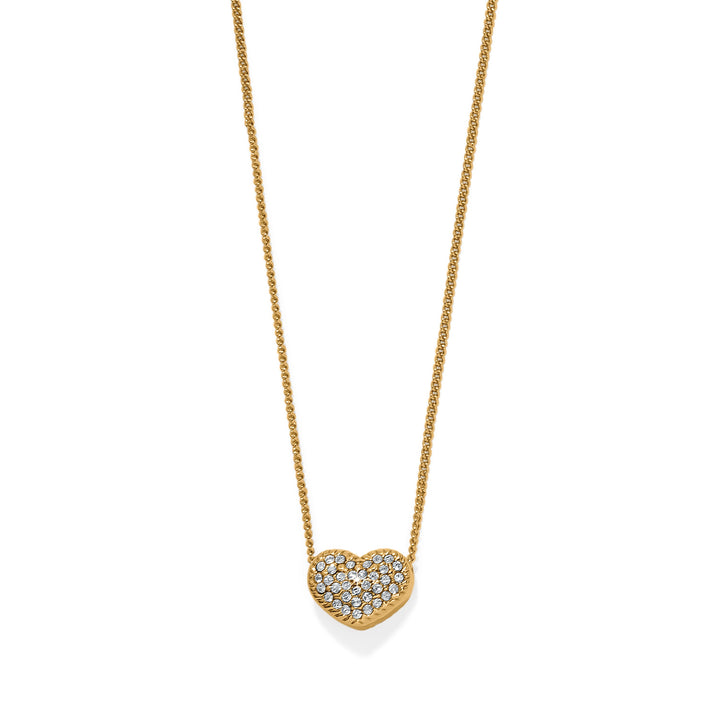 Illumina Celeste Heart Petite Necklace, Gold