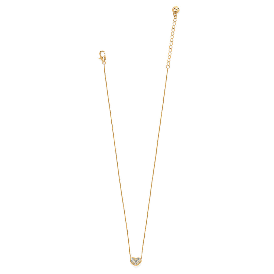 Illumina Celeste Heart Petite Necklace, Gold