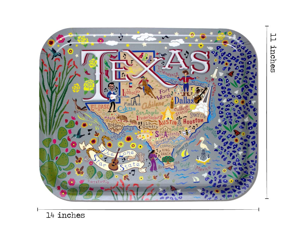 Texas 14x11 Birchwood Tray