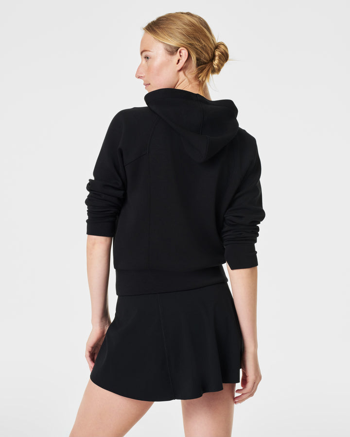 AirEssentials Full Zip Hoodie, Very Black