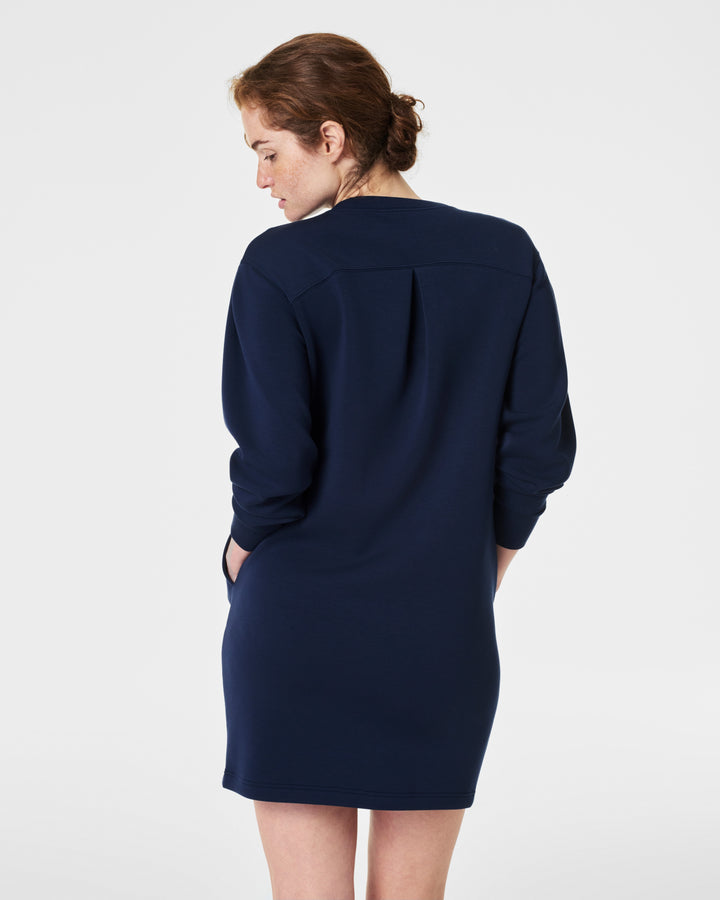 AirEssentials Crew Neck Dress, Timeless Navy