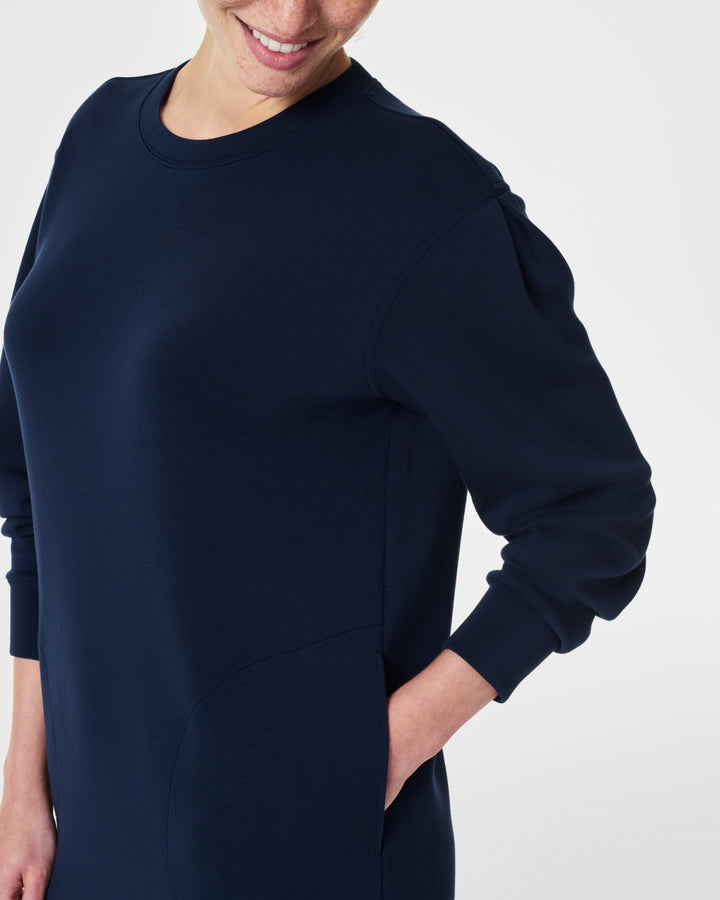 AirEssentials Crew Neck Dress, Timeless Navy