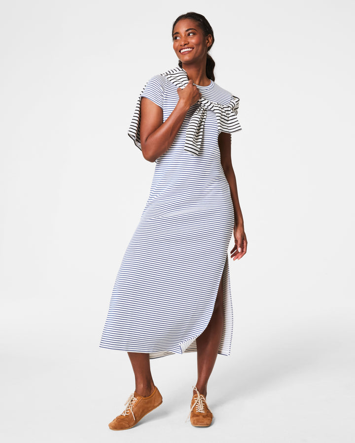 AirEssentials Striped Maxi T-shirt Dress