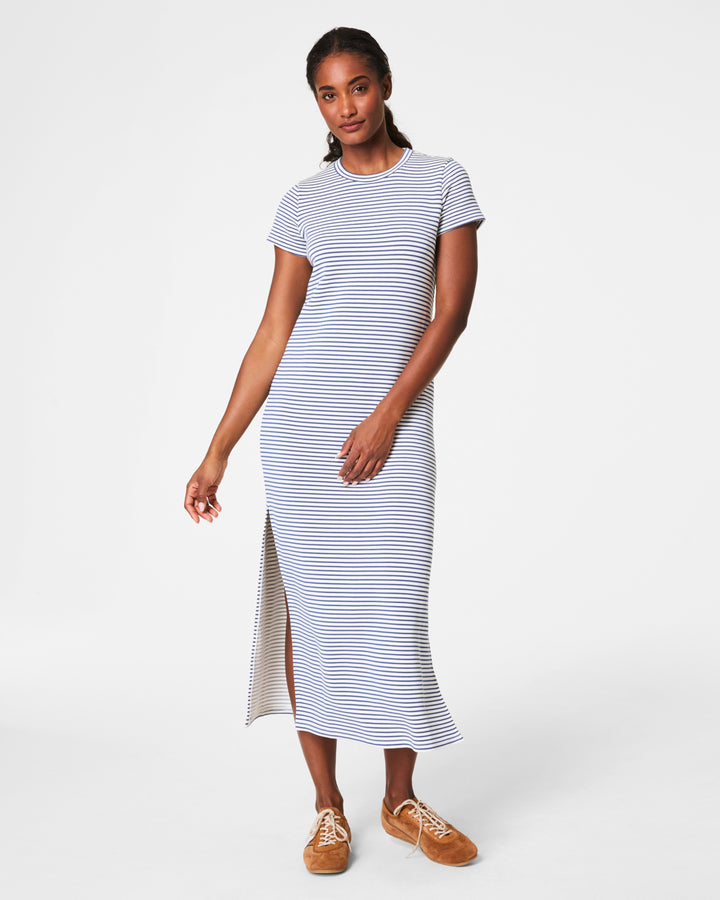 AirEssentials Striped Maxi T-shirt Dress