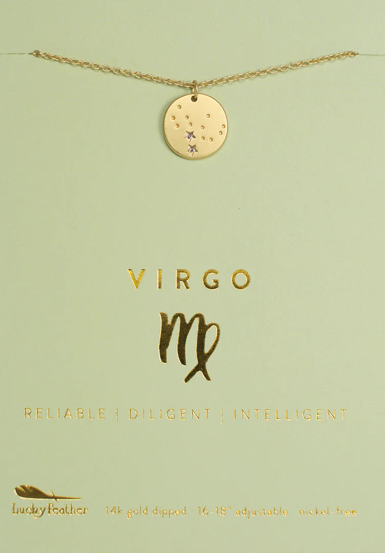 Zodiac Necklace, Virgo