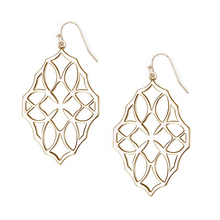 Believer Large Drop Earrings in Gold