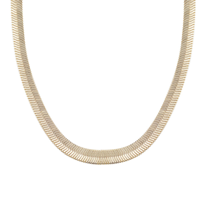 Snake Chain Layering Necklace, Gold