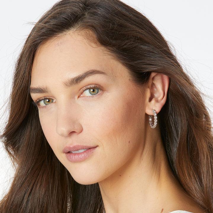 Twinkle Splendor Small Hoop Earrings