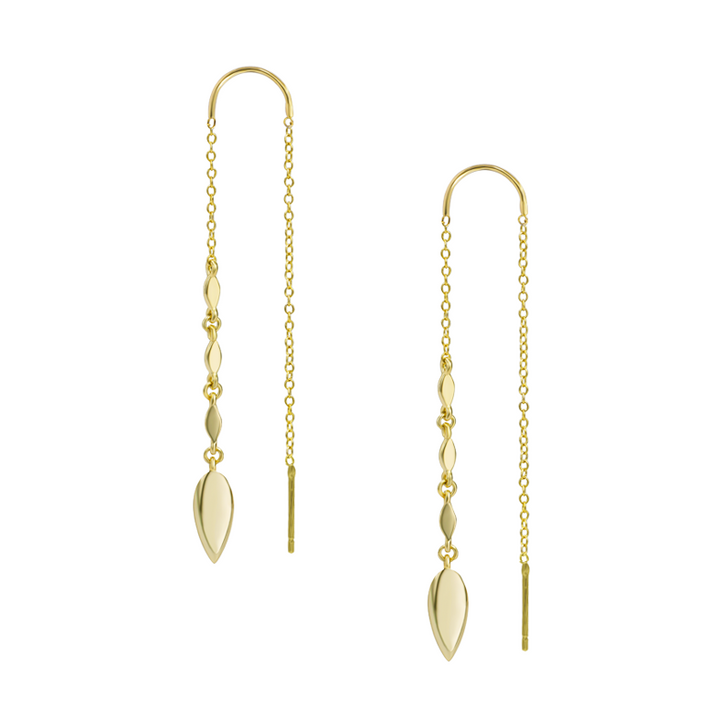 Grace Ear Threaders in Gold