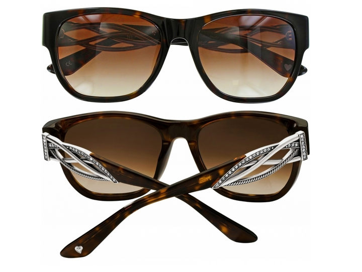 Neptune's Rings Swirl Sunglasses, Tortoise