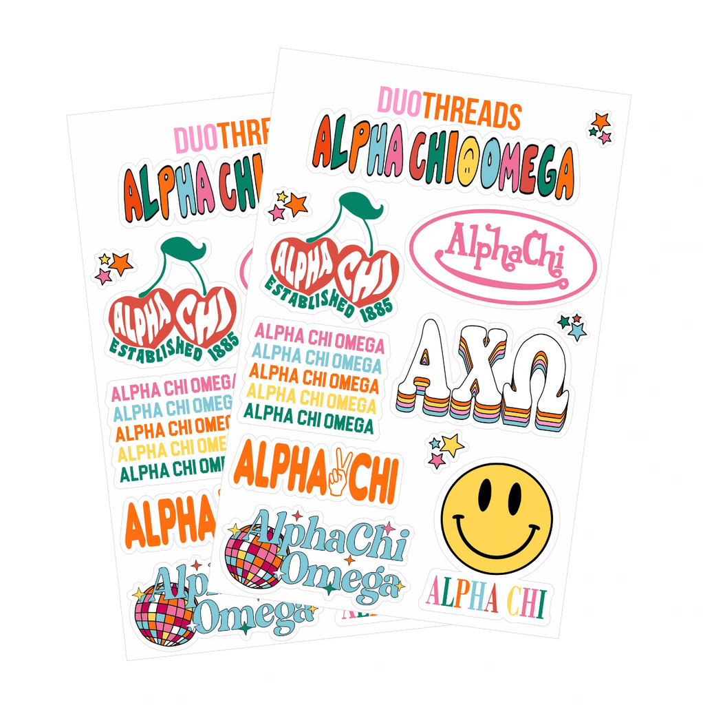 Sorority Sticker Sheet Sabi Boutique