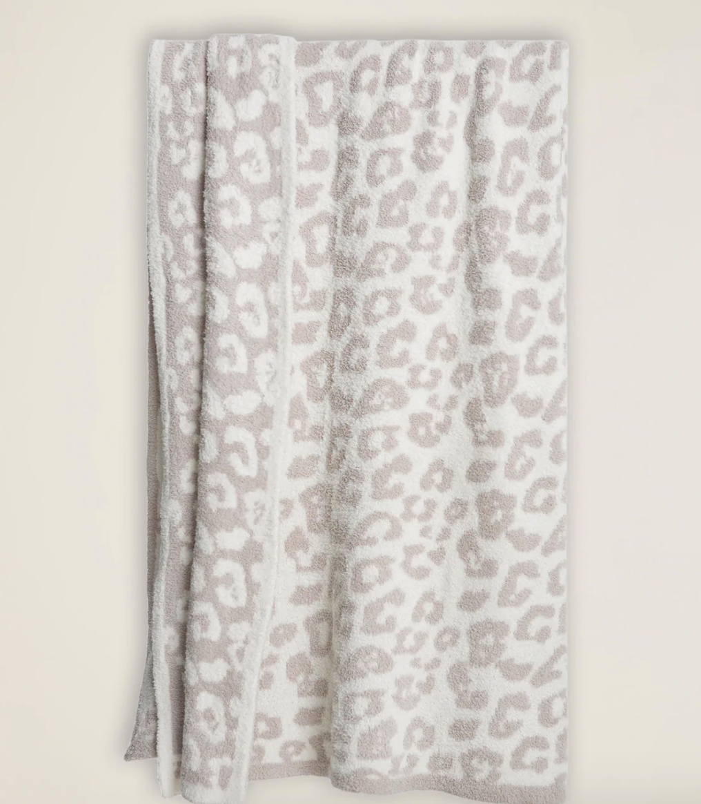 CozyChic® In the Wild® Throw, Cream/Stone