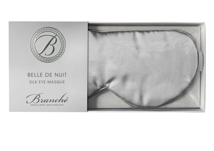 Belle De Nuit Eye Mask, Silver