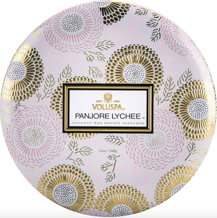 Panjore Lychee 3 Wick Tin