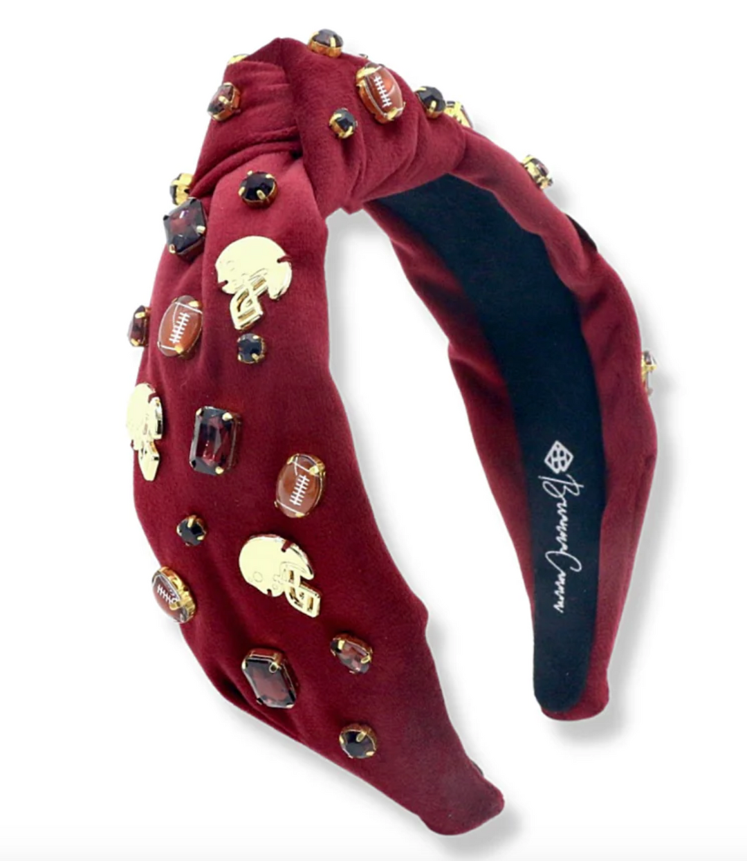 Football Headband, Maroon