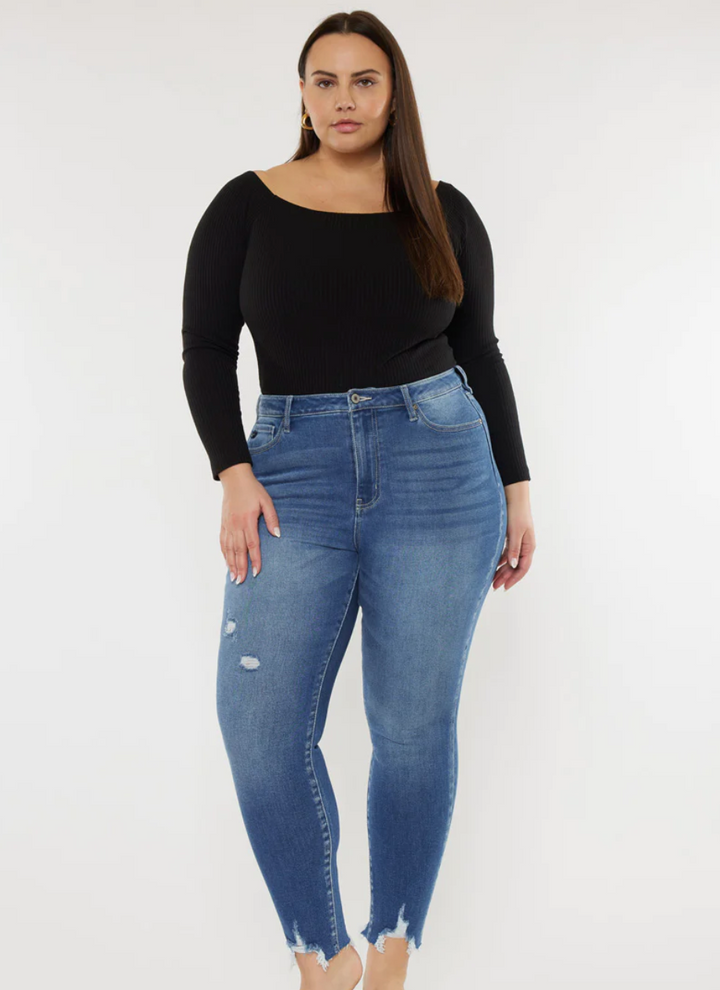 Bellatrix High Rise Ankle Skinny Jeans, Curvy