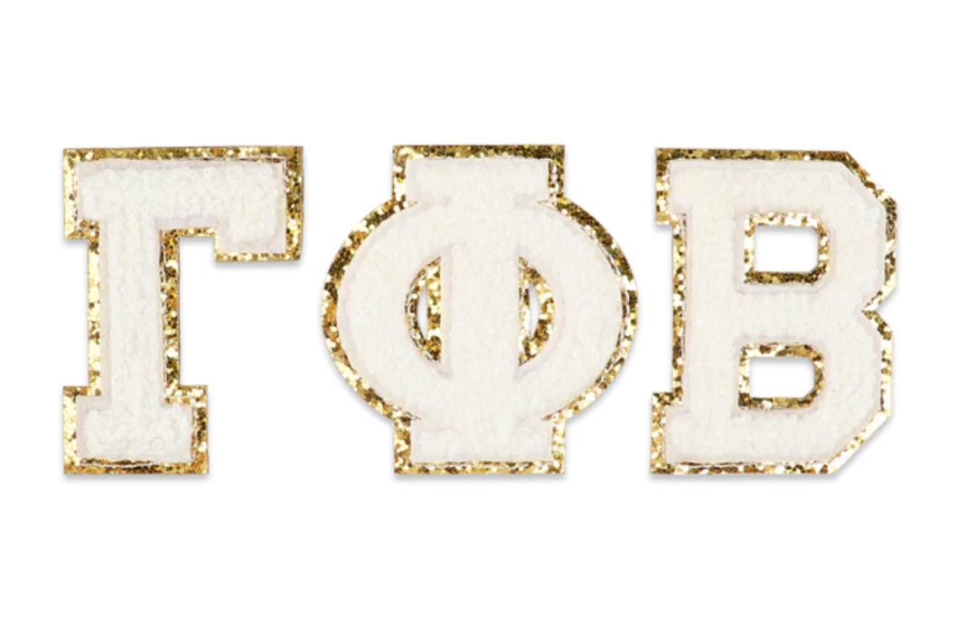 Chenille Sorority Letters