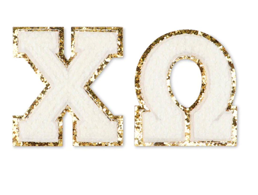 Chenille Sorority Letters