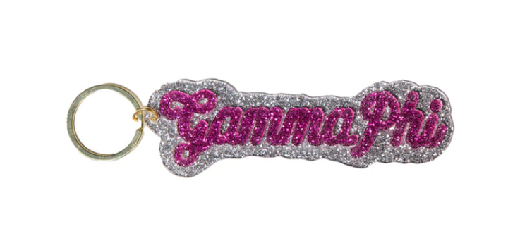 Sorority Glitter Keychain