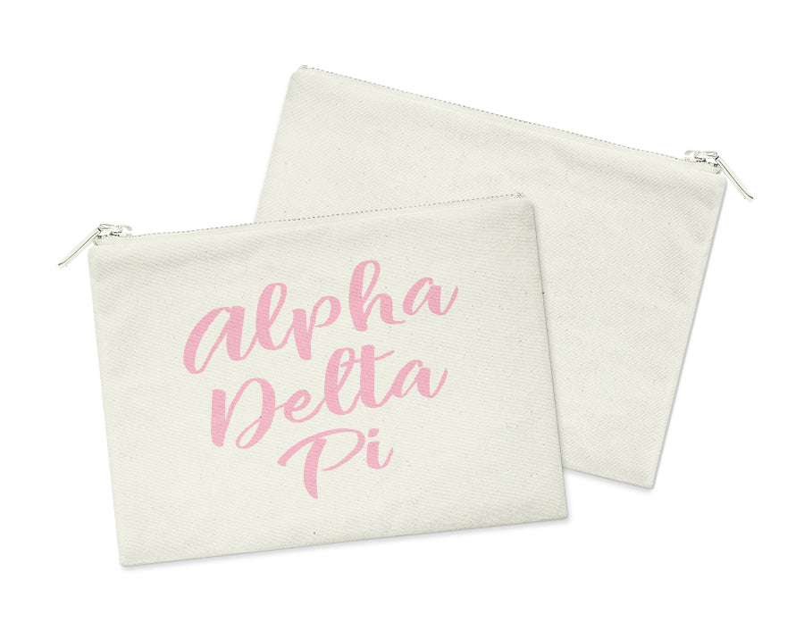 Sorority Script Cosmetic Bag