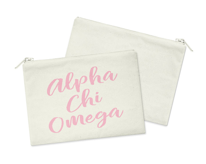 Sorority Script Cosmetic Bag