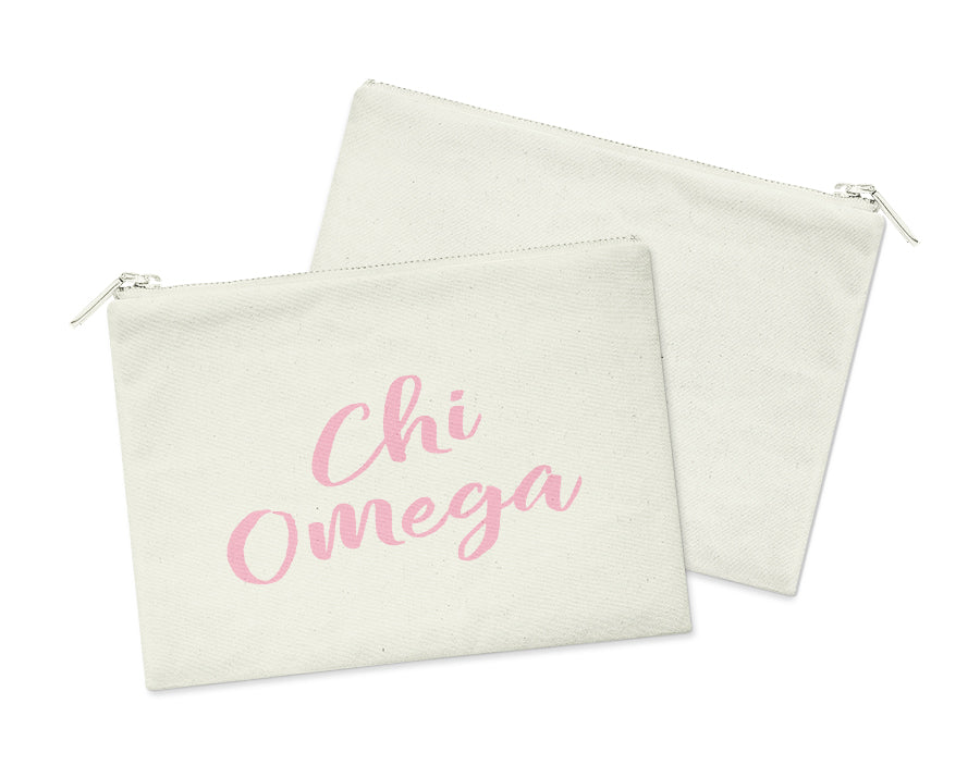 Sorority Script Cosmetic Bag