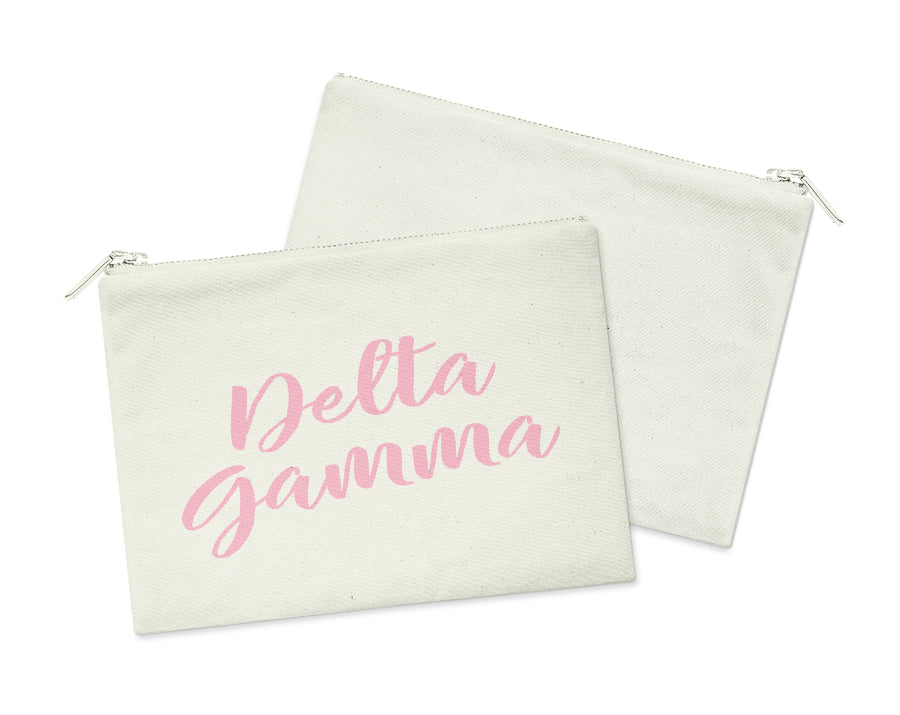 Sorority Script Cosmetic Bag