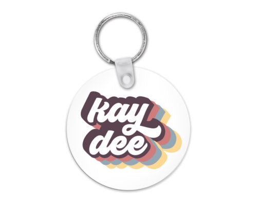 Sorority Retro Keychain