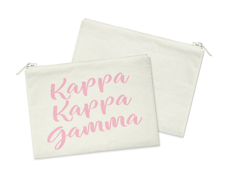 Sorority Script Cosmetic Bag