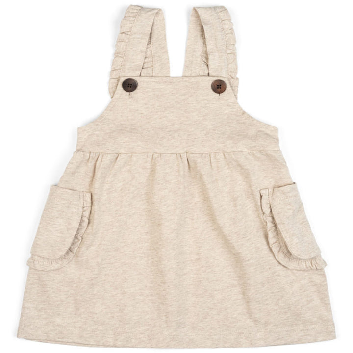 ORGANIC Oatmeal GIRLS OVERALL