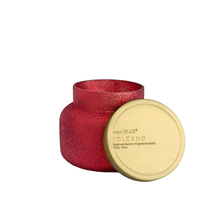 Volcano Red Glam Signature Jar, 19oz